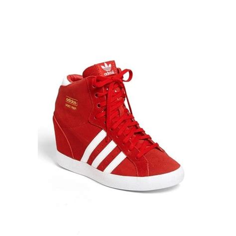 adidas red wedge sneakers|high top wedge sneakers Adidas.